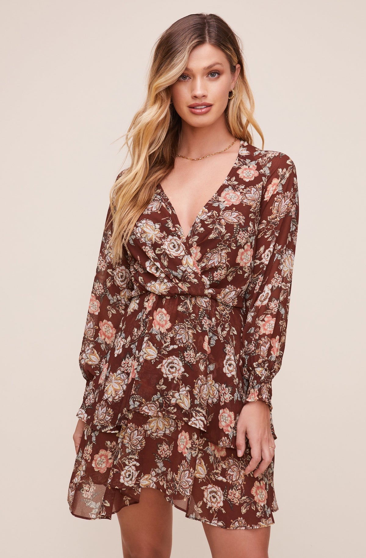 Scarlet Floral Dress – ASTR The Label